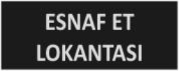 Esnaf Et Lokantası