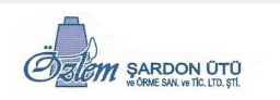 Özlem Şardon Ütü Ve Örme San Ve Tic.Ltd .Şti